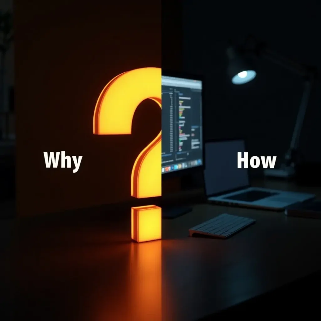 why & how question mark
